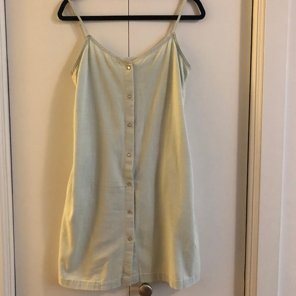 Aritzia Wilfred Free Vivienne Denim Tank Dress